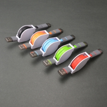 Pully Retractable Phone Charger for Apple® & Android