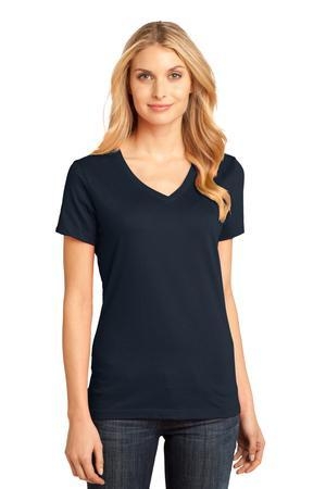 District Made - Ladies Perfect Weight V-Neck Tee.