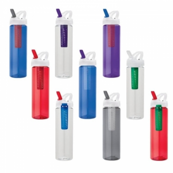 25 oz. PET Bottle with Flip Spout & Infuser