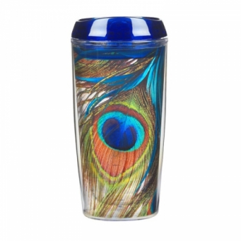 18 oz Plastic double wall Ringo Tumbler w/option for insert