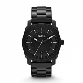Fossil Machine Black Stainless Steel Watch