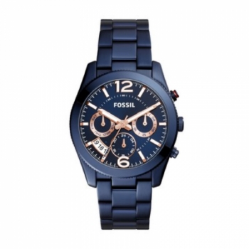 Fossil Perfect Boyfriend Blue Stainless Steel Watch