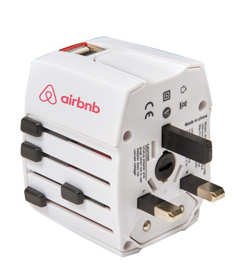 Universal World Travel Adapter w/ 2 USB Ports