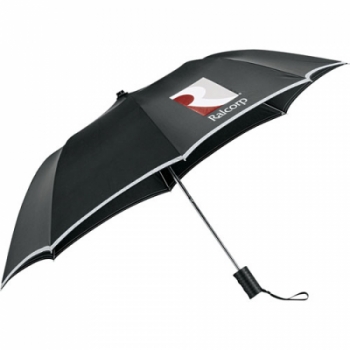 42" AUTO OPEN FOLDING SAFETY UMBRELLA