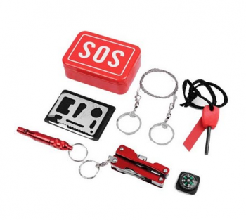 OUTDOOR SOS SURVIVAL TOOL BOX