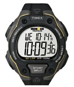 Timex Ironman Black/Yellow Traditional 50 Lap Full-Size Watch