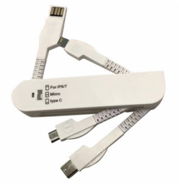 4 in 1 Swiss Army Style Charging / Data Cable
