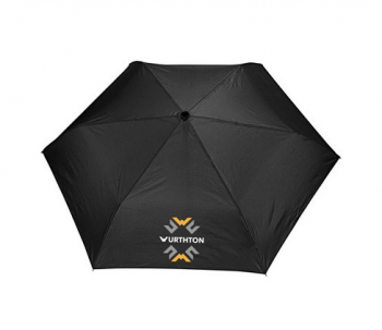 42" CARABINER CLIP 3-SECTION FOLDING UMBRELLA