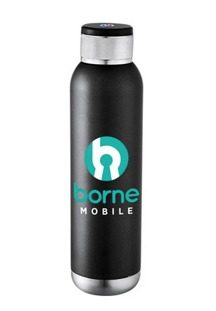 SOUNDWAVE COPPER VACUUM AUDIO BOTTLE 22OZ