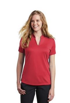 NIKE DRI-FIT HEX TEXTURED V-NECK TOP SHIRT