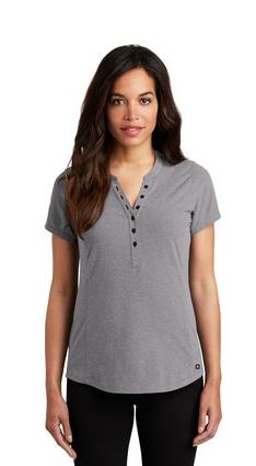 OGIO® LADIES' THREAD HENLEY SHIRT