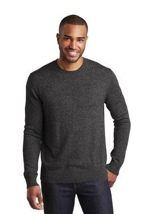 PORT AUTHORITY® MARLED CREW SWEATER