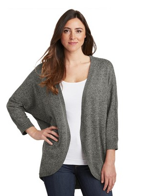 PORT AUTHORITY® LADIES MARLED COCOON SWEATER