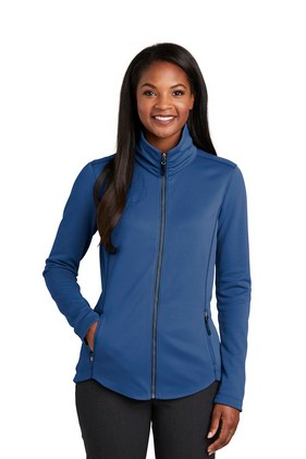 LADIES' PORT AUTHORITY® COLLECTIVE SMOOTH FLEECE JACKET