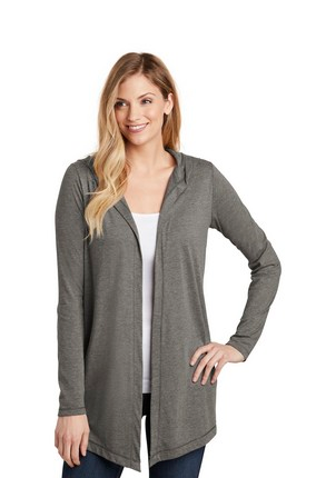 DISTRICT® WOMEN'S PERFECT TRI® HOODED CARDIGAN