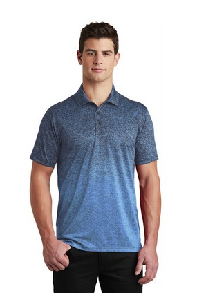 SPORT-TEK® OMBRE HEATHER POLO SHIRT