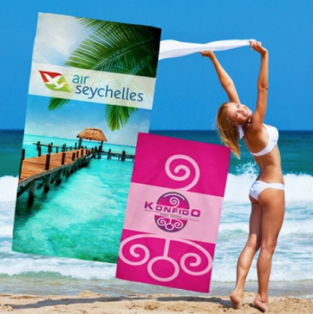 MICROFIBER SUEDE BEACH TOWEL (30"X 60")