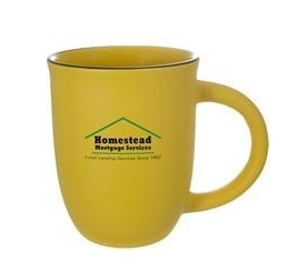 14 Oz. Yellow Matte Salem Kettle Mug