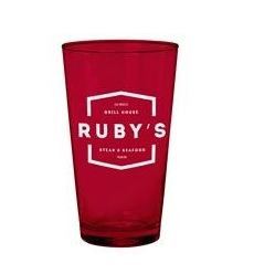 16 Oz. Cathedral Glass Pint