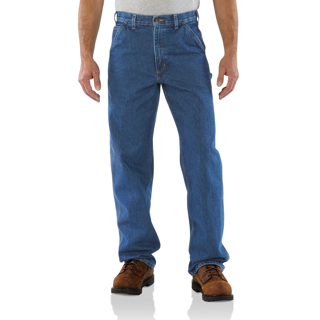 Men's Carhartt® Dungaree-Fit Signature Denim Dungaree Jeans – Carder ...