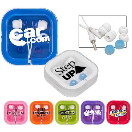 Brightly Colored Ear Buds