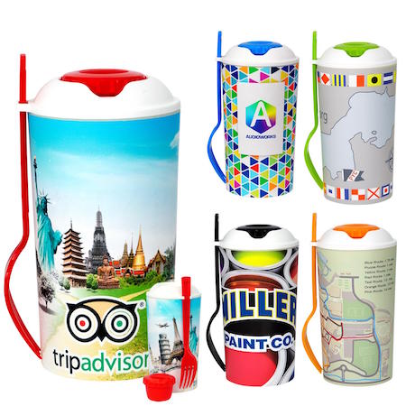 Full Color Salad Shaker