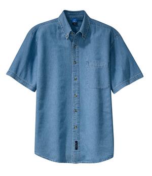 Port & Company - Short Sleeve Value Denim Shirt.